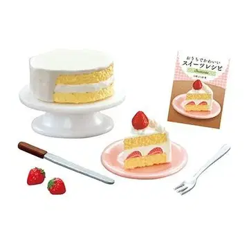 리멘트 스위츠 레시피 1 딸기 가득 숏 케이크 미니어처