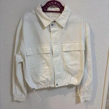 SHEIN 화이트 데님 자켓