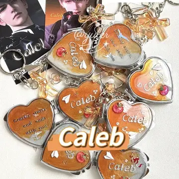 마히루 양면 거울 레진 키링 참 3