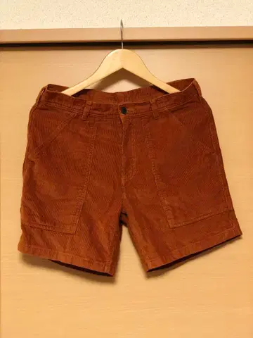 patagonia 코듀로이 숏팬츠 브라운