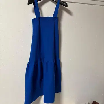 코분샤 THREE SQUARE 2WAY 니트 스커트 블루