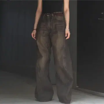 NVRFRGT 3D Twisted Wide Leg Jeans