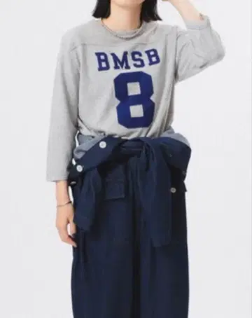 BEAMS BOY 텐지쿠 풋볼 3/4 T셔츠 [미사용 새상품]