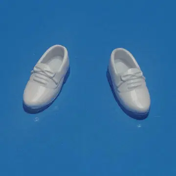 Fate 아서 넨도로이드돌 슈즈 가죽 신발풍 화이트 x 네이비