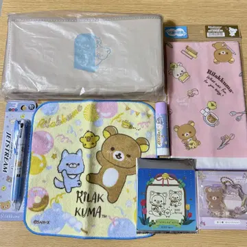 리락쿠마 멀티 티슈 케이스 외 세트 3