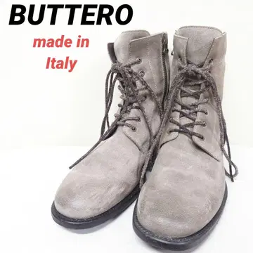 부테로 BUTTERO 이탈리아제 스웨이드 가죽 부츠 레이스업 워크 부츠