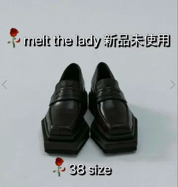 melt the lady square loafer 38 멜트더레이디