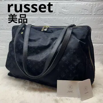 russet 블랙 토트백 대용량