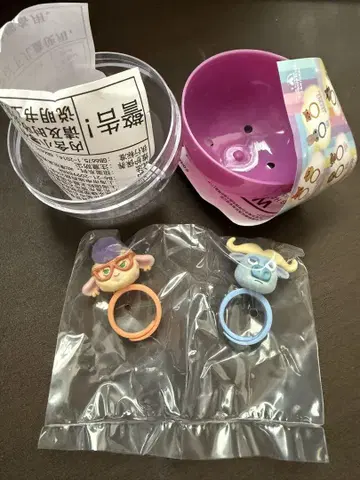 상하이 디즈니 주토피아 가챠가챠 반지 벨웨더 시장