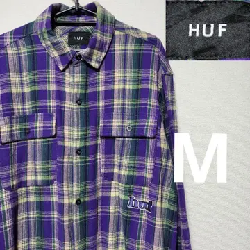 HUF 하프 플란넬 셔츠 체크 M 사이즈