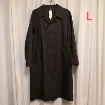UNIQLO U 24AW 오버 사이즈 스텐카라 코트 브라운 L 사이즈