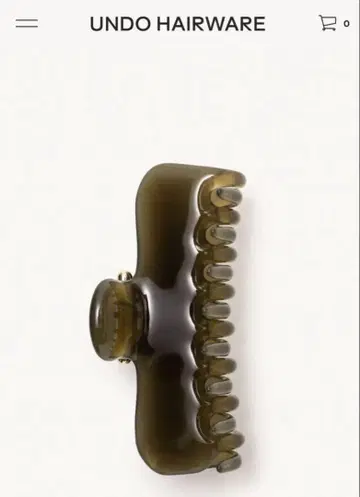 UNDO hairware No.4 CLAW CLIP Olive