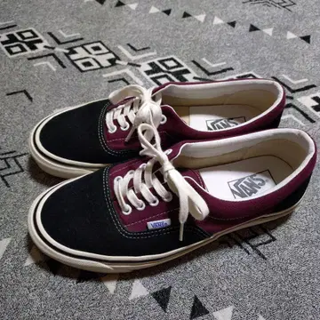 VANS 스타일 35 와인 레드 스니커즈