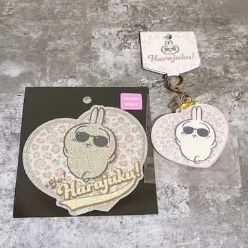 치이카와 Go!HARAJUKU 아크릴 키링 스티커 2세트