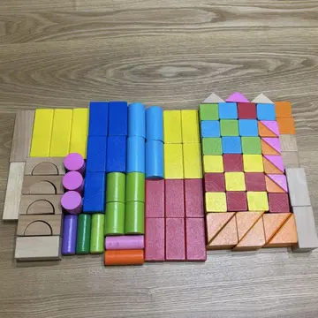 쌓기 나무 컬러풀