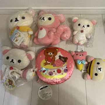 리락쿠마 봉제 인형? 등 7세트 재인하