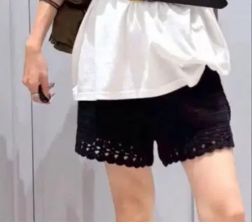 [ 새상품 택 포함 ] JEANASIS 크라프트 니트 숏팬츠 블랙