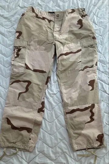 남성 바지 워크 팬츠 카모 패턴 카모플라쥬 팬츠 카고 팬츠
