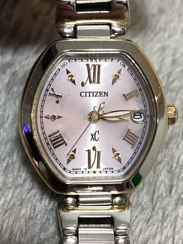 CITIZEN XC 핑크 다이얼 여성용 시계