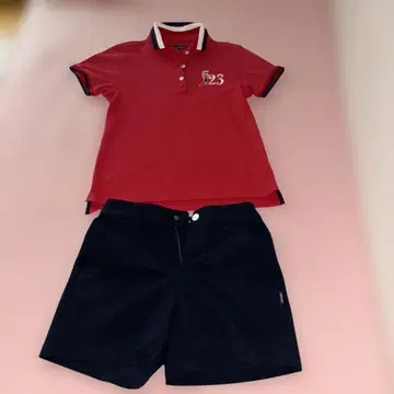 23구 여성용 골프웨어 피케 셔츠와 숏팬츠 상하의 세트