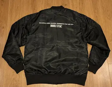 DOUBLE STEAL MA-1 블랙 자켓