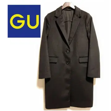 새상품 GU 울 블렌드 체스터 코트