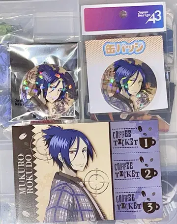 가정교사 히트맨 eeo cafe 로쿠도 무쿠로 캔뱃지