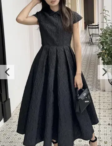birthday bash JACQUARD HEPBURN DRESS