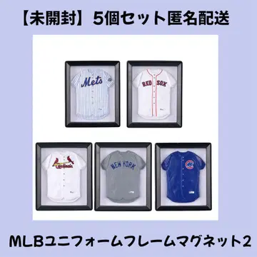 [ 미개봉품 ] MLB 유니폼 프레임 마그넷 2탄 세미 컴프 5개 세트