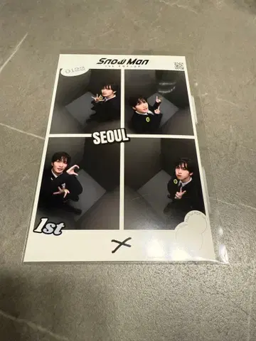 후카사와 타츠야 Snow Man Pop up 한국 한정판 즉석 사진
