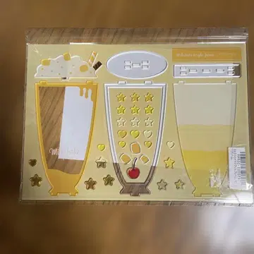 후쿠야 밀크셰이크 아크릴 프레임 망고 크림