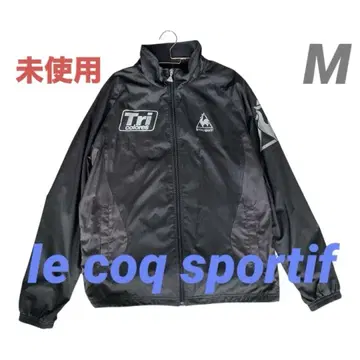 미사용 le coq sportif 윈드 브레이커 나일론 자켓 블랙
