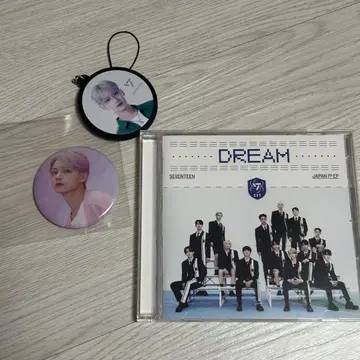 SEVENTEEN DREAM 캔뱃지 준 키링 일반 버전 CD