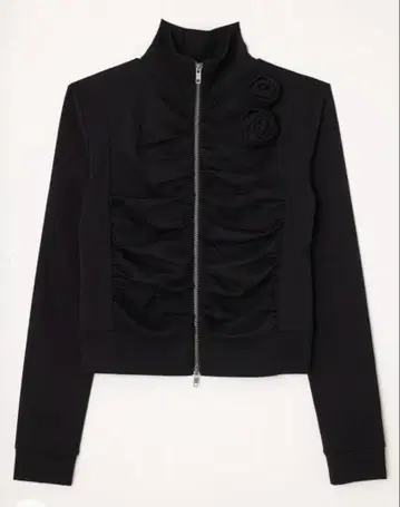 [ LAGUA GEM ] FRONT ZIP GATHER 상의