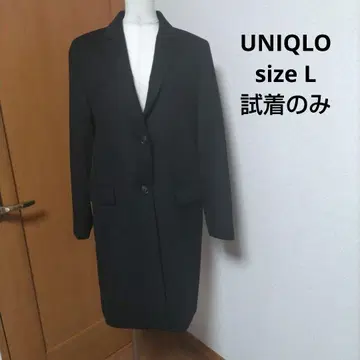 UNIQLO 블랙 체스터 코트