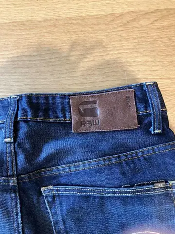 지스타 로우 슬림핏 데님