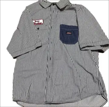 Dickies 디키즈 반팔 셔츠 포켓 부착 스트라이프