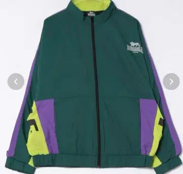 [LONSDALE] 나일론 와셔 컬러 블록 볼륨 슬리브 자켓