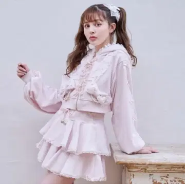 LIZLISA 리본 후드티 셋업