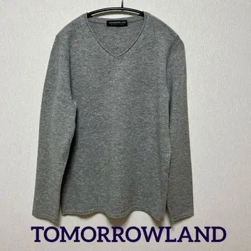 TOMORROWLAND 그레이 V넥 니트