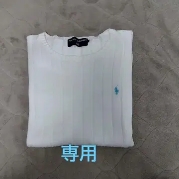 폴로 랄프 로렌 반팔 니트 화이트