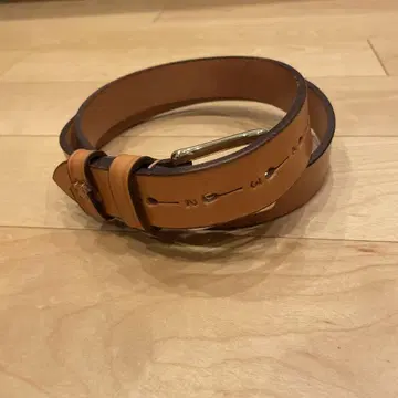 JABEZ CLIFF LEATHER BELT HAVANA 34인치