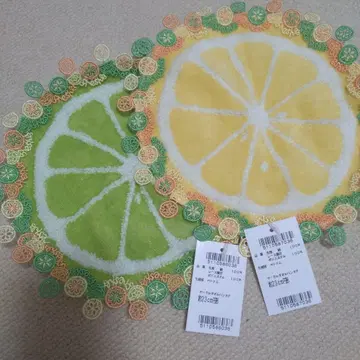 치카자와 레이스 시즌 타월 손수건 감귤계 2장 세트