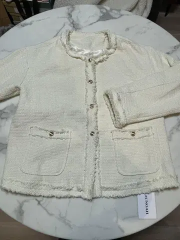 [ 새상품 미사용 ] 노카라 트위드 자켓 XL JUNOAH