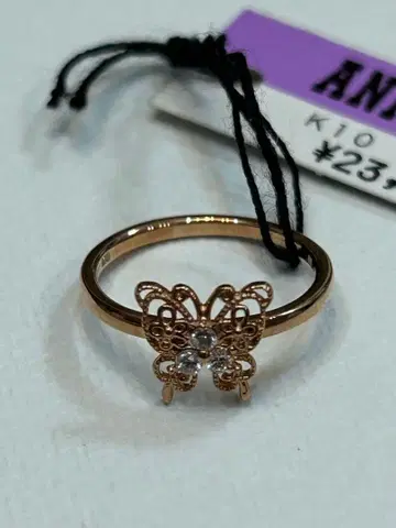 ANNA SUI K10 나비 모티브 반지