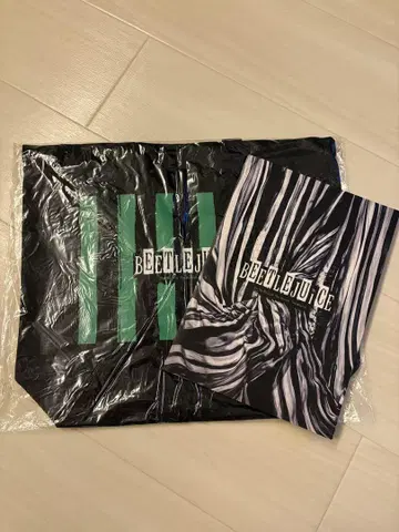 새상품 비틀쥬스 Beetlejuice 2025 팜플렛 토트백