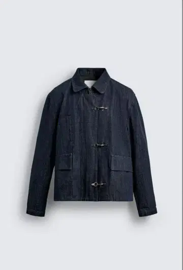 완판템 ZARA 토글 버튼 데님 자켓 L