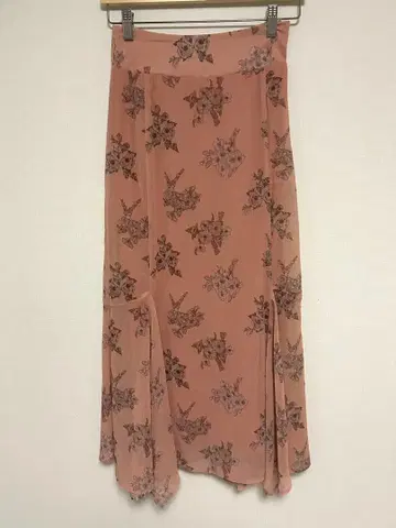 RANDA x 뮤샤 콜라보 꽃무늬 롱 스커트 M 사이즈