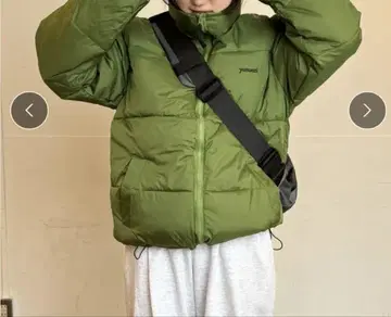somm. 다운 자켓 그린 S 사이즈