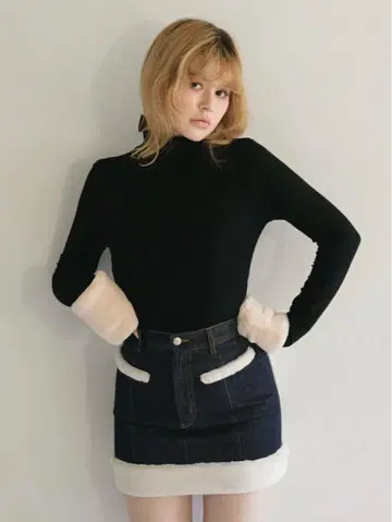 ANDMARY Doggy fur tops